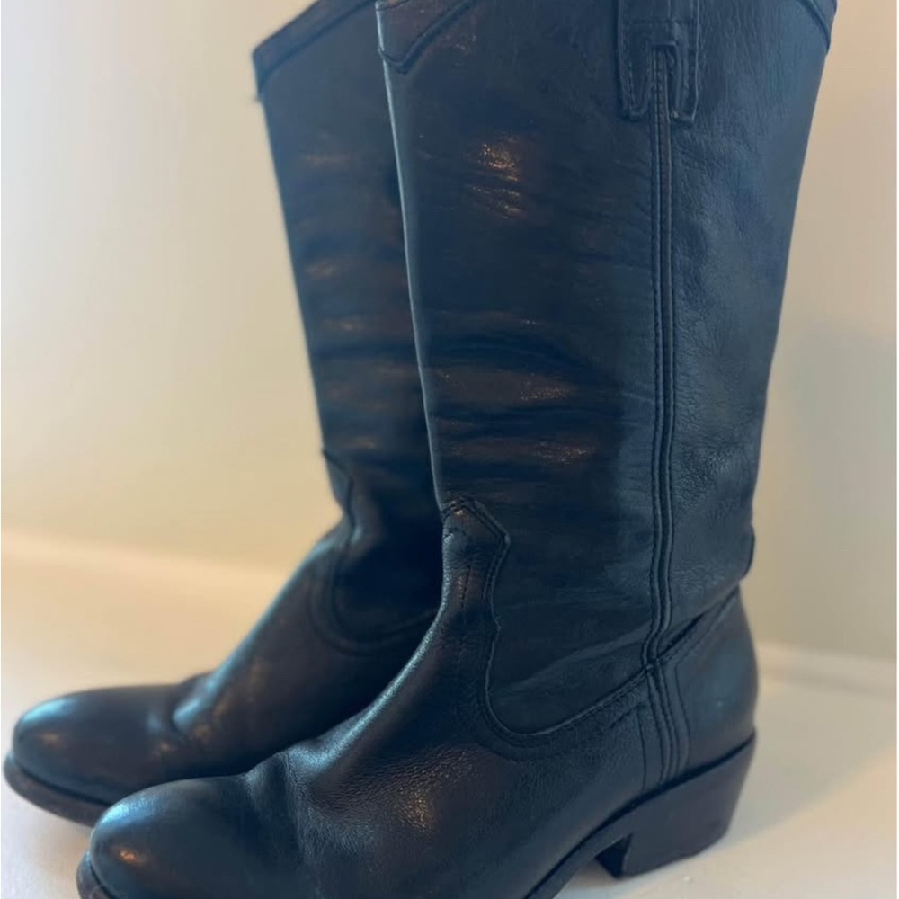 Frye Black Leather Boots